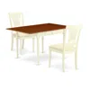 East West Furniture Dining Room Set Buttermilk & Cherry, Mzpl3-whi-c