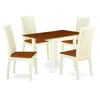 East West Furniture Dining Room Set Buttermilk & Cherry, Ndwe3-whi-w