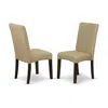 East West Furniture Dining Room Set Cappuccino, Lydr6-cap-03 In Green