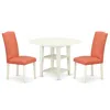 East West Furniture Dining Room Set Linen White, Suen3-lwh-78