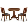 East West Furniture Dining Room Set Mahogany, Andu3-mah-lc