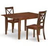 East West Furniture Dining Room Set Mahogany, Mlbo3-mah-w