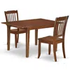 East West Furniture Dining Room Set Mahogany, Mlda3-mah-w