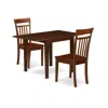 East West Furniture Dining Room Set Mahogany, Ndca3-mah-lc