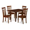 East West Furniture Dining Room Set Mahogany, Ndca5-mah-w