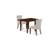 East West Furniture Dining Room Set Mahogany, Ndfr3-mah-05
