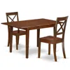 East West Furniture Dining Room Set Mahogany, Nobo3-mah-w