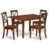 East West Furniture Dining Room Set Mahogany, Nobo5-mah-w