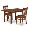East West Furniture Dining Room Set Mahogany, Nogr3-mah-w