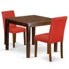 East West Furniture Dining Room Set Mahogany, Oxab3-mah-72