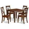 East West Furniture Dining Room Set Mahogany, Oxbo5-mah-w