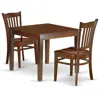 East West Furniture Dining Room Set Mahogany, Oxgr3-mah-w