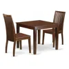 East West Furniture Dining Room Set Mahogany, Oxip3-mah-w