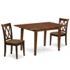 East West Furniture Dining Room Set Mahogany, Pscl3-mah-c