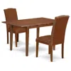 East West Furniture Dining Room Set Mahogany, Psen3-mah-66