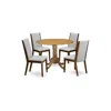 East West Furniture Dining Room Set Natural, Dlla5-ana-05