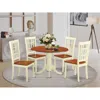 East West Furniture Dining Room Sets For 4 -dining Table And 4 Dining Chairs