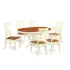 East West Furniture Dining Room Sets For 6 -kitchen Table And 6 Dining Chairs