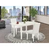 East West Furniture Dining Table- Dining Chairs, Noab3-lwh-64