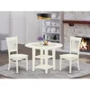 East West Furniture Dining Table- Dining Chairs, Suva3-lwh-w