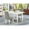 East West Furniture Dining Table- Parson Chairs, Noel3-lwh-07
