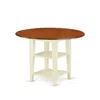 East West Furniture Dining Table Buttermilk & Cherry, Sut-bmk-t