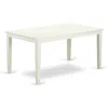 East West Furniture 6 Piece Dining Room Set Contains A Rectangle Dining Table