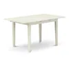 East West Furniture Dining Table Linen White, Nft-lwh-t