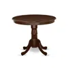 East West Furniture Dining Table Mahogany, Ant-mah-tp