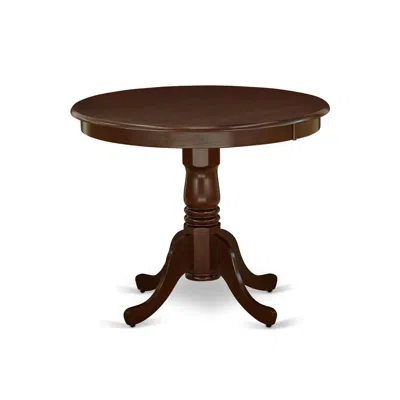 East West Furniture Dining Table Mahogany, Ant-mah-tp