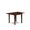 East West Furniture Dining Table Mahogany, Ndt-mah-t