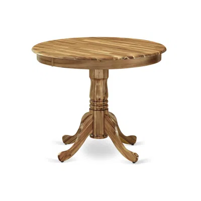 East West Furniture Dining Table Natural, Ant-ana-tp In Brown