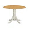 East West Furniture Dining Table Oak & Linen White, Dlt-olw-tp