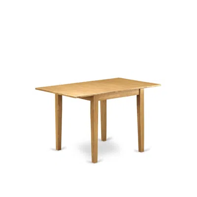 East West Furniture Dining Table Oak, Ndt-oak-t