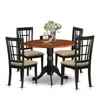 East West Furniture Dlni5-bch-c 5 Pc Kitchen Table Set-dining Table And 4 Wood Kitchen Chairs