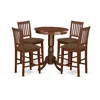 East West Furniture Edvn5-mah-c 5 Pc Counter Height Pub Set - High Table And 4 Kitchen Dining Chairs.