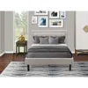 East West Furniture Fn08f-1de07 2-piece Fannin Bedroom Furniture Set With 1 Full Bed Frame And A Bedroom Nightstand - Mi