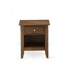 East West Furniture Ga-08-et Small Nightstand With 1 Wood Drawer For Bedroom, Stable And Sturdy Constructed - Antique Wa