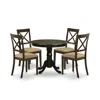 Shop East West Furniture Hlbo5-cap-c 5 Pc Small Kitchen Table And Chairs Set-kitchen Table And 4 Chairs