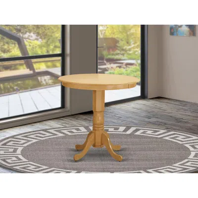 East West Furniture Jackson Counter Height Table In Oak Finish