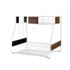 East West Furniture Jackson Full Twin Bunk Bed
