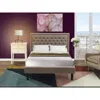 East West Furniture Kd16f-1vl0c 2 Piece Wood Bedroom Set - Full Bed Dark Khaki Headboard With 1 Night Stand - Black Fini