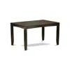 East West Furniture Lynfield Rectangular Dining Table 36"x66" With Butterfly Leaf In Cappuccino Finish