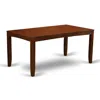 East West Furniture Lynfield Rectangular Dining Table 36"x66" With Butterfly Leaf In Espresso Finish