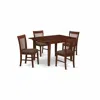 East West Furniture Mlno5-mah-c 5 Pc Kitchen Nook Dining Set-small Dining Tables And 4 Dining Chairs
