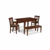 East West Furniture Mlno5c-mah-c 5 Pc Dinette Set-small Dining Tables And 4 Kitchen Dining Chairs