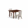 Shop East West Furniture East-west Furniture Mlsi3-mah-35 - A Dining Set Of Two Amazing Parson Chairs Using Linen Fabric Does