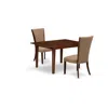 East West Furniture East-west Furniture Mlve3-mah-47 - A Kitchen Dining Table Set Of Two Fantastic Kitchen Chairs Using 