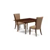 East West Furniture East-west Furniture Mzve3-mah-47 - A Kitchen Table Set Of Two Great Dining Room Chairs With Linen Fa
