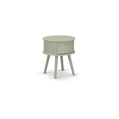 East West Furniture Night Stand Urban Gray, Gone14